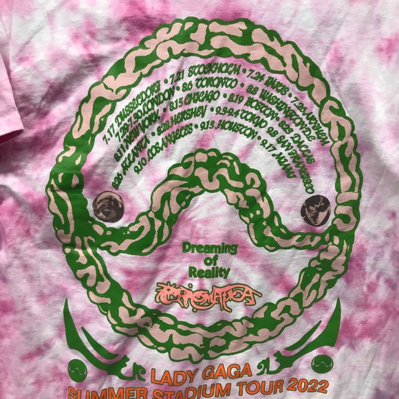 NEW Lady Gaga Chromatica Ball Concert 2022 Tee T Shirt S L and XXL Sizes Avail - Picture 8 of 9